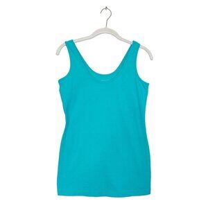 Maurices Women's Scoopneck Tank Top in Teal Blue - Sz M